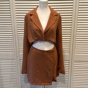 Mable Open Front Long Sleeve Dress